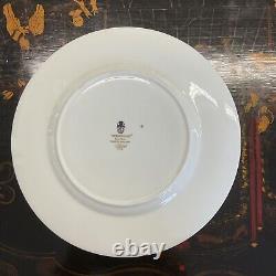 Wedgewood Ulander powder blue & gold porcelain dinner plate