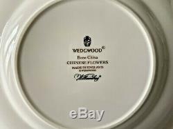 Wedgewood Williamsburg Chinese Flowers 4 Rimmed Soup Plates