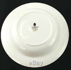 Wedgwood Amherst Platinum Rim Soup Bowls 8 Bone England Near Mint SET(s) OF 4