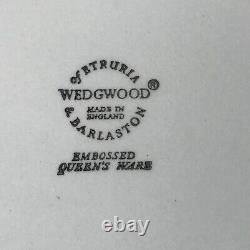 Wedgwood & Barlaston Embossed Queen's Ware 10 5/8 England 13 Pieces Set New