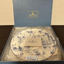 Wedgwood Blue Plum Dinner Plate 27.5Cm From Japan