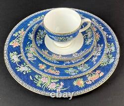 Wedgwood Blue Siam 5 Piece Place Setting Set of 2