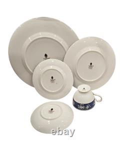 Wedgwood Blue Siam Dinner Plate, Salad Plate, Bread Plate, Cup & Saucer New