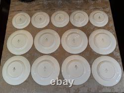 Wedgwood Bone China Buxton 13 Pc Set Turquoise Floral Discontinued Engla