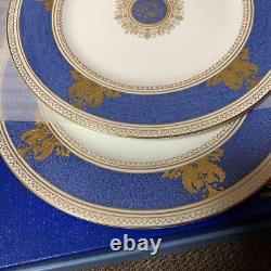 Wedgwood Columbia Colombia Powder Blue Dinner Plate 27cm Pair Set