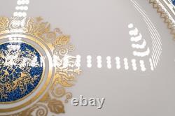 Wedgwood Columbia Powder Blue Dinner Plates Set of 8- 10 3/4 -FREE USA SHIPPING