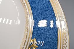 Wedgwood Columbia Powder Blue Dinner Plates Set of 8- 10 3/4 -FREE USA SHIPPING