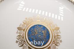 Wedgwood Columbia Powder Blue Dinner Plates Set of 8- 10 3/4 -FREE USA SHIPPING