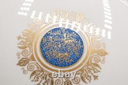 Wedgwood Columbia Powder Blue Dinner Plates Set of 8- 10 3/4 -FREE USA SHIPPING