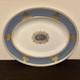 Wedgwood Columbia Powder Blue Oval Plate Dinner From Japan