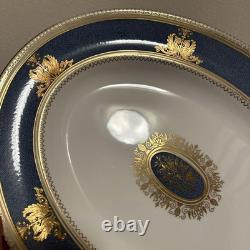 Wedgwood Columbia Powder Blue Oval Plate Dinner From Japan