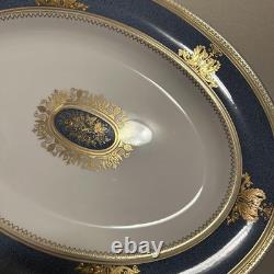 Wedgwood Columbia Powder Blue Oval Plate Dinner From Japan