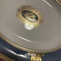 Wedgwood Columbia Powder Blue Oval Plate Dinner From Japan