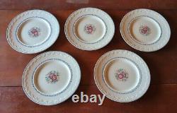 Wedgwood Corinthian Evenlode Dinner Plate Blue Floral Floral England Very Good