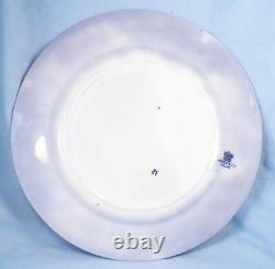 Wedgwood Cows Flow Blue Dinner Plate 10in Porcelain Scarce 1890 Antique
