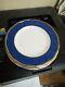 Wedgwood Crown Sapphire 10 7/8 Dinner Plates (Set Of 6) MINT