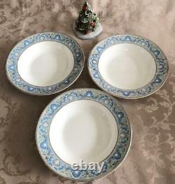 Wedgwood Dolphins Blue Soup Pasta Dinner Dessert Plate set