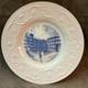 Wedgwood England Virginia military institute blue Interior Barracks Dinner Plate