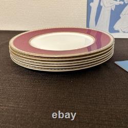 Wedgwood Eurander Powder Ruby Blue Dinner Plate From Japan