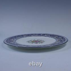 Wedgwood FlorentineCobalt Blue Dinner Plate 27cm Tea Pot Floral Pattern Japan