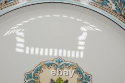 Wedgwood Florentine Turquoise Dinner Plates Set of 11- 10 3/4 FREE USA SHIPPING