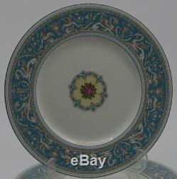 Wedgwood Florentine Turquoise Dinner Plates x 8