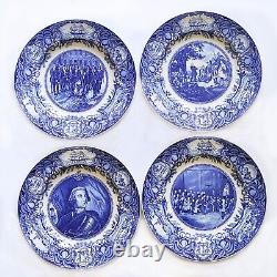 Wedgwood Georgia History Dinner Plates Set Of 4