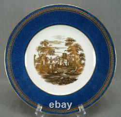 Wedgwood Neoclassical Castle Powder Blue & Greek Key 10 3/4 Dinner Plate
