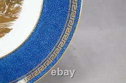 Wedgwood Neoclassical Castle Powder Blue & Greek Key 10 3/4 Dinner Plate