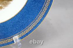 Wedgwood Neoclassical Gold Ruins Powder Blue & Greek Key 10 3/4 Dinner Plate B