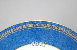 Wedgwood Neoclassical Italian Villa Powder Blue & Greek Key 10 3/4 Dinner Plate