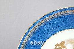 Wedgwood Neoclassical Italian Villa Powder Blue & Greek Key 10 3/4 Dinner Plate