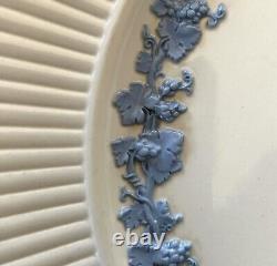 Wedgwood Queensware 2804 Edme Blue Grapes Dinner Plates 10 1/2 Set Of 6