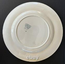 Wedgwood Queensware 2804 Edme Blue Grapes Dinner Plates 10 1/2 Set Of 6