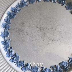 Wedgwood Queensware 2804 Edme Blue on Cream Grape 10 Dinner Plate Lot of 6