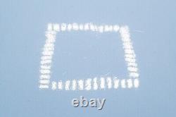 Wedgwood Queensware Cream on Blue Lavender Dinner Plates Smooth 9 3/4 Set of 11
