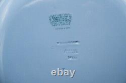 Wedgwood Queensware Cream on Blue Lavender Dinner Plates Smooth 9 3/4 Set of 11
