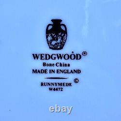 Wedgwood RUNNYMEDE Dark Blue Three Piece Plate Set #5