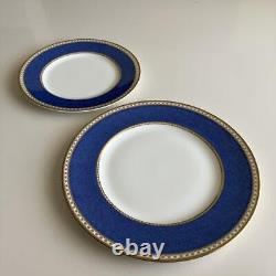 Wedgwood Ulander Powder Blue Dinner Plate Set Of 2