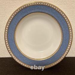 Wedgwood Ulander Powder Blue Soup Plate Dinner