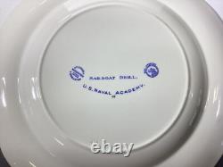 Wedgwood United States Naval Academy Sailboat Drill Blue Dinner Plate