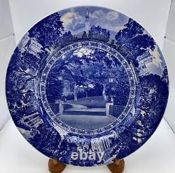 Wedgwood University California Berkeley'Golden' FACULTY GLADE Blue Dinner Plate