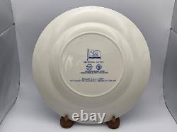 Wedgwood University of California Berkeley BOWLES HALL Blue Dinner Plate a