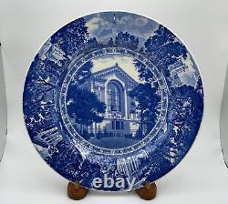 Wedgwood University of California Berkeley UNIVERSITY LIBRARY Blue Dinner Plate