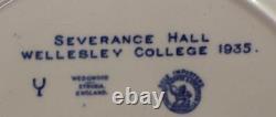 Wedgwood WELLESLEY COLLEGE-BLUE Dinner Plate Severance Hall GREAT CONDITION