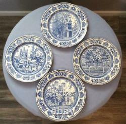 Wedgwood Yale University set of TWELVE 10 1/2 dinner plates ca. 1931