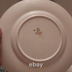 Wedwood Florentine Turquoise Dragon Dinner Plates 10 3/4 Set 4