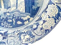 William Mason, Early Staffordshire Transferware, Netley Abbey Plate Sheep