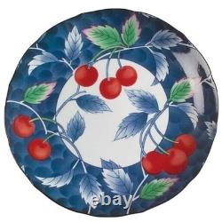 William Sinoma Plate Blue Cherry Design Accent Plate Display Plate