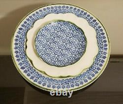 Williams Sonoma Aerin Ardsley & Scalloped Plate Setting Set for 4 NEW